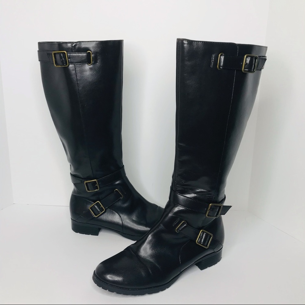Chaps Camara Riding Boots Dark Brown Size 8.5